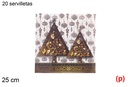 20 servilletas decorada navidad 2 capas 25cm-9
