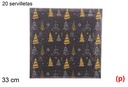 20 servilletas decorada navidad 2 capas 33cm-6