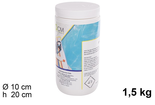 Aminorador de ph granulado 1.5kg