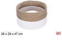 Base arbol seagrass cuerda papel color blanco 36x28x47cm