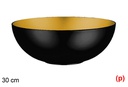 Bowl navidad plastico reciclado oro interior 30cm