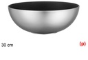 Bowl navidad plastico reciclado plata exterior 30cm
