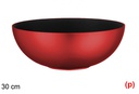 Bowl navidad plastico reciclado rojo exterior 30cm