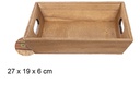 Caja madera caoba 27x19x6cm