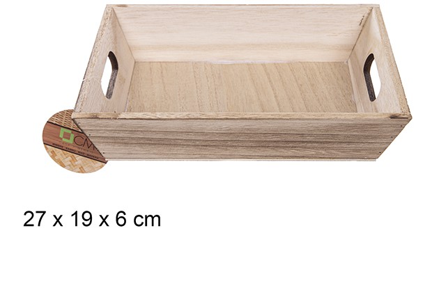 Caja madera vintage 27x19x6cm