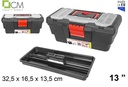 Caja plastico herramientas con bandeja 33cm