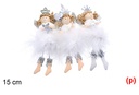 Colgante bailarina blanco 5 15cm