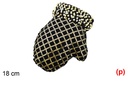 Colgante guante decorado oro/negro 18cm
