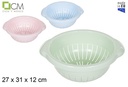 Escurre verduras redondo colores pastel  (27 cm)