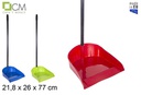 Recogedor liso c/palo negro 70cm