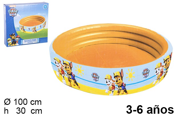 Piscine gonflable Paw Patrol 100 cm