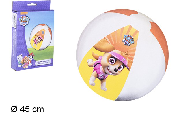 Balón playa hinchable Paw Patrol 45 cm