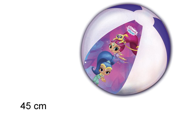 Bola de praia inflável  Shimmer & Shine 45 cm