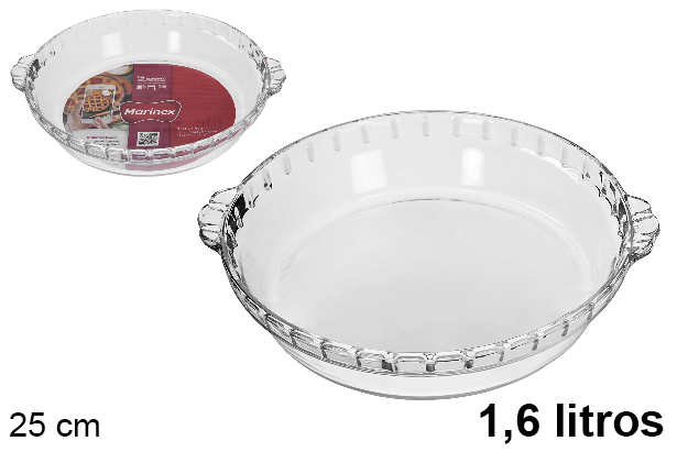 Molde cristal fileteado 25 cm