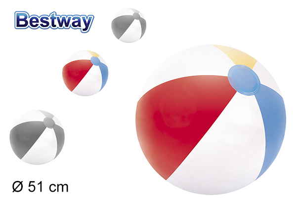 Basic inflatable beach ball bag bw 51 cm