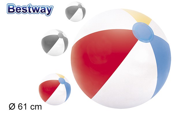Balón playa hinchable Basic bolsa bw 61 cm