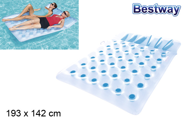 Colchoneta hinchable cama doble caja bw 193x142 cm