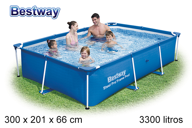 Piscina Deluxe 3.300 l. 300x201 cm