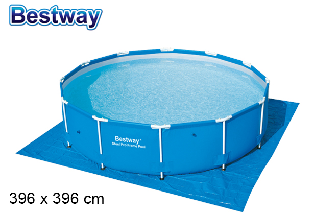 Suelo protector piscina caja bw 396 cm
