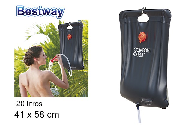 Portable solar shower bag bw 20 l.