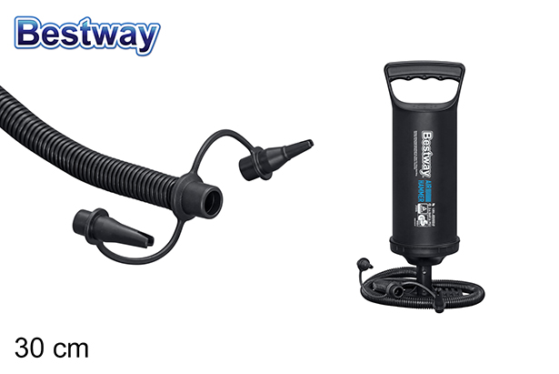 [200361] Gonfiatore a martello 2x700 cc scatola bw 30 cm