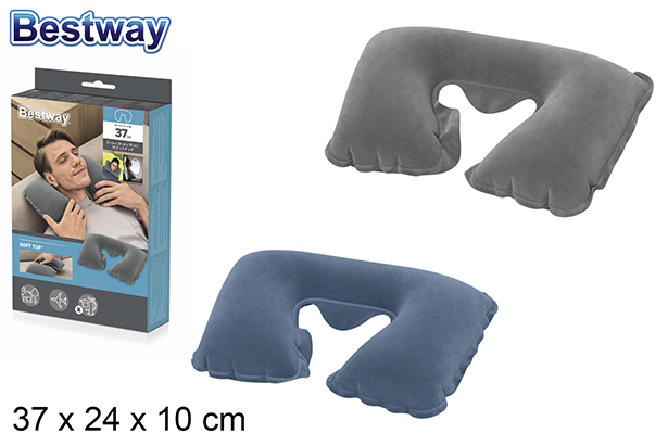 Ergonomic inflatable pillow box bw 46x28c m