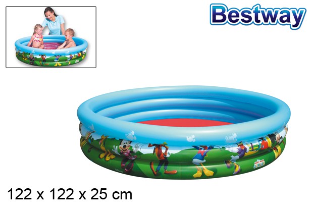 Piscina di Topolino e i suoi amici scatola bw