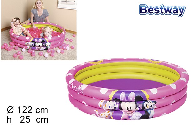 Piscina hinchable con bolas Minnie