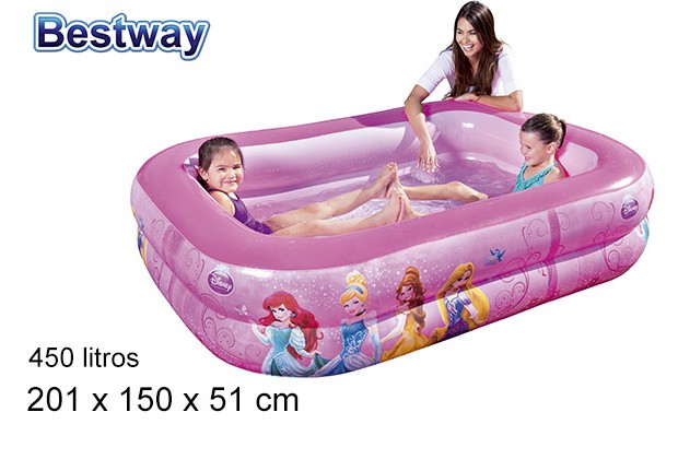 Piscine des princesses Disney boîte bw 201x150 cm