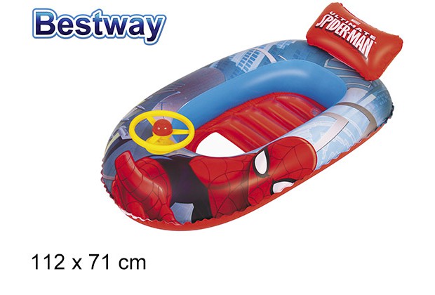 Bateau gonflable Spiderman 112x71 cm