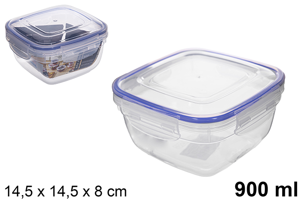 Lancheira quadrada hermética Seal 900 ml