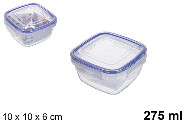 Fiambrera plástico cuadrada hermética Seal 275 ml