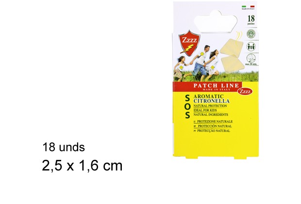 Patchs anti-insectes à la citronnelle