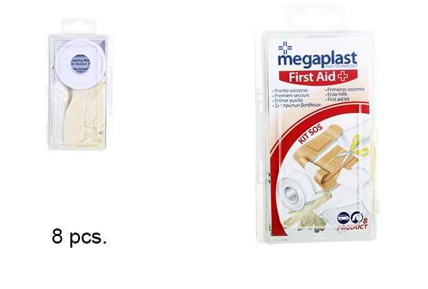 Kit primeros auxilios 8 productos