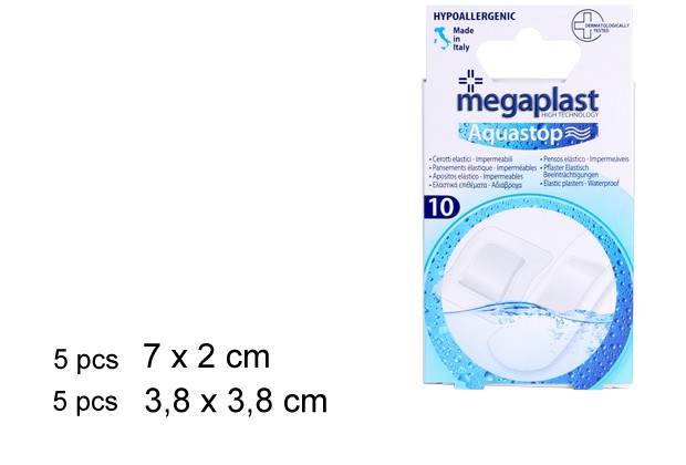 Pack 10 apósitos aqua stop transparente surtidos