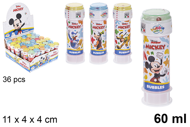Tubo pompas jabón Mickey 60 ml