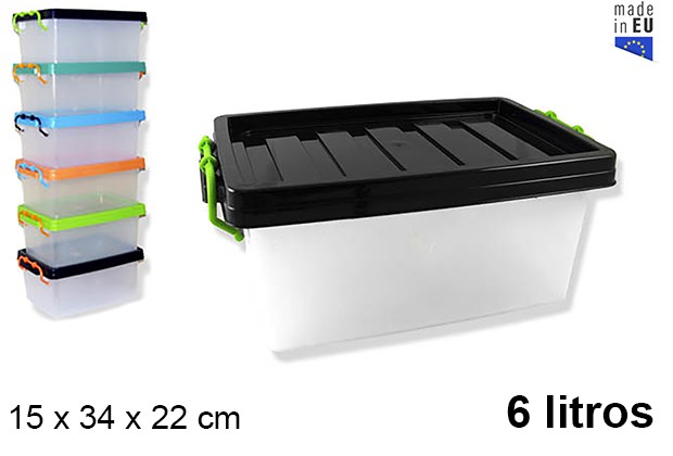 Caja plástico multibox 6 l.