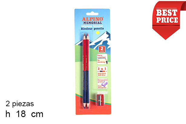 Blister 2 Memorial pencils + sharpener