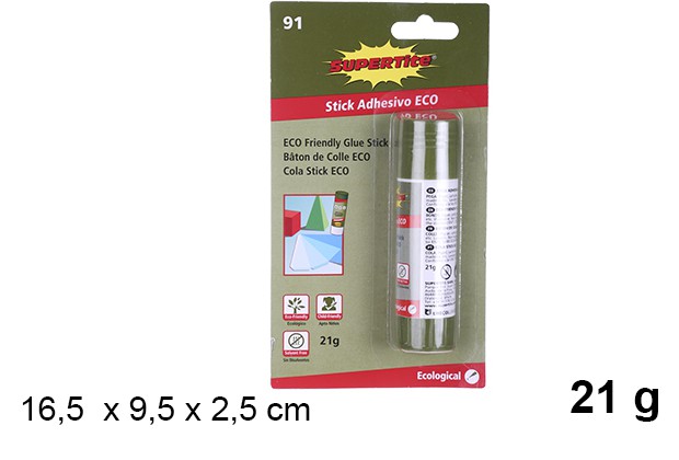 Eco-friendly adhesive stick 21 gr.