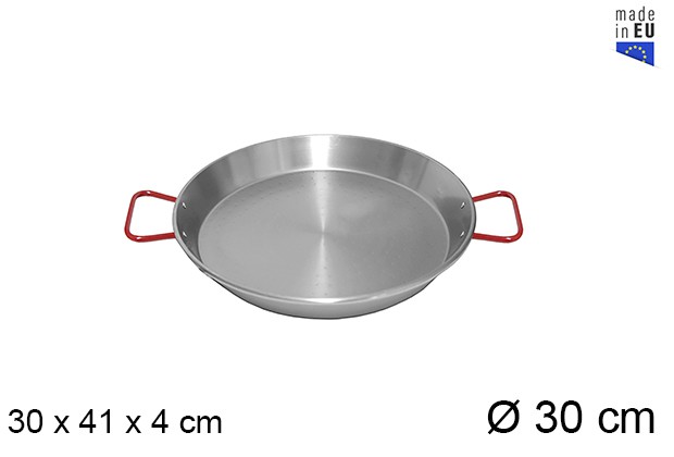 [201273] Polished paella 30 cm - La ideal -