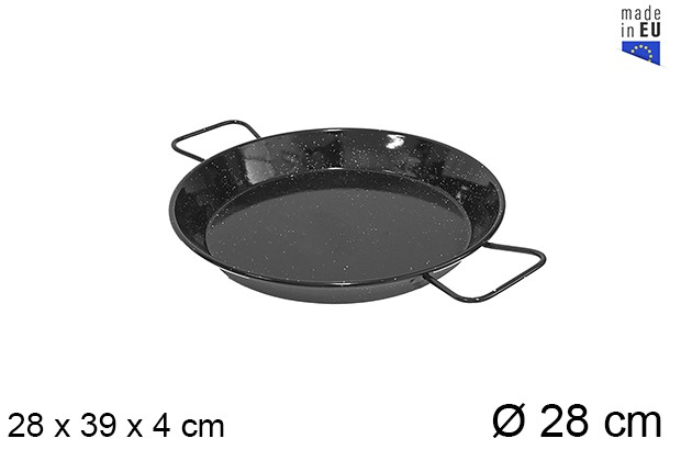 Paella smaltata 28 cm - La ideal -