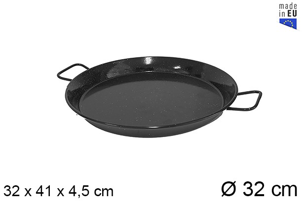 [201291] Paella émaillée 32 cm - La ideal -