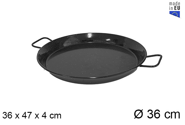 Enameled paella 36 cm - La ideal -