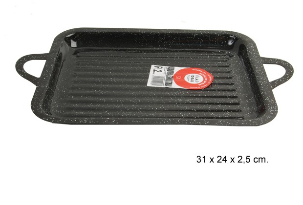 Grille rectangulaire émaillé 24x31 cm