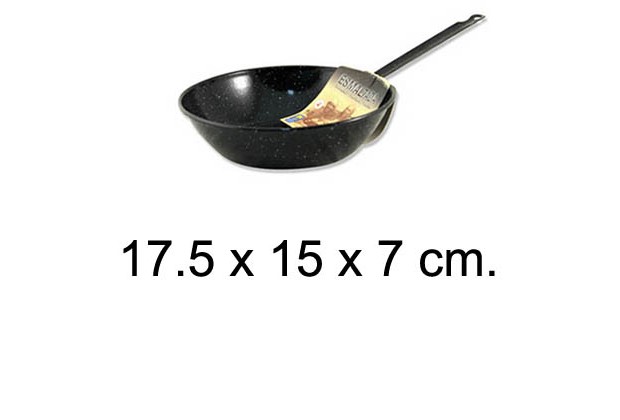 Poêle émaillée avec manche 14 cm