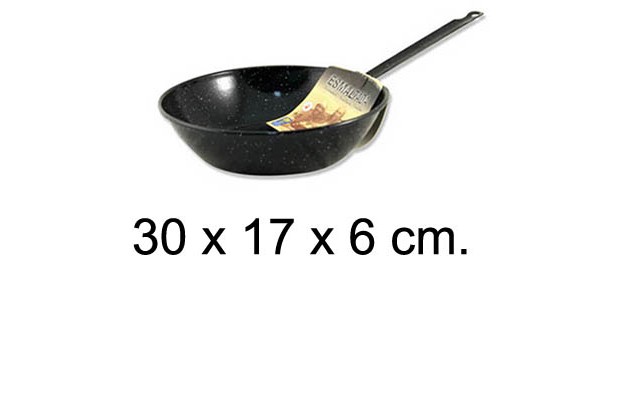Poêle émaillée avec manche 16 cm