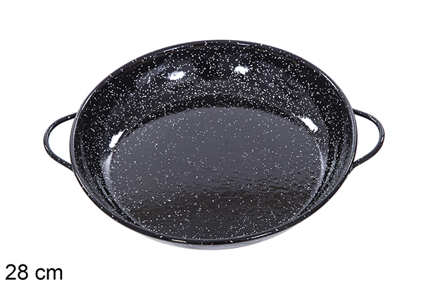 Casseruola piana smaltata 28 cm