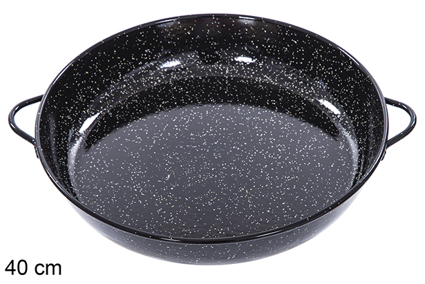[201389] Cocotte plate émaillée 40 cm