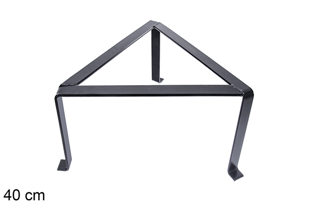Trébede triangular forja n.3 40 cm