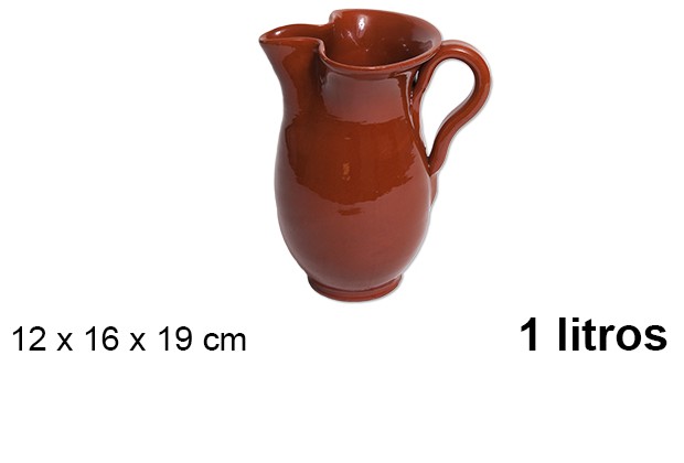 Jarra de barro 1 l.